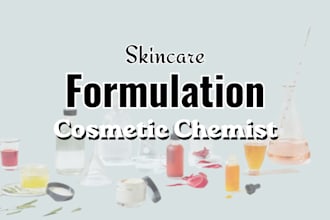 formulate luxury skincare cosmetic products as a cosmetic chemist formulation