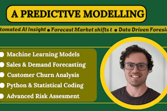 build ai predictive models and statistical forecasts for data