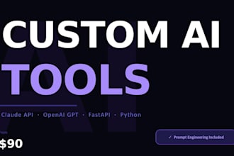 build a custom ai tool using claude or openai API