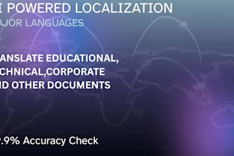 provide professional technical localization