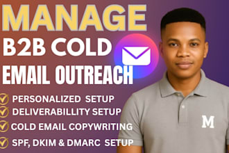 manage your b2b cold email outreach from setup to replies