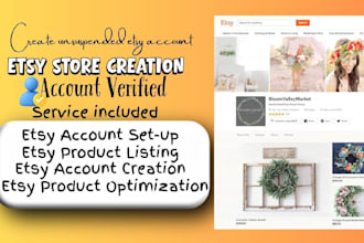 do etsy seller help etsy SEO listing etsy store setup etsy shop creation