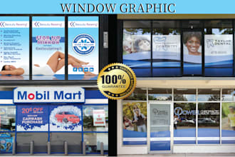 create professional window graphics and vinyl decals