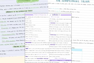 write aesthetic handwritten digital notes for students