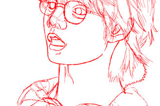 sketch any kpop idol or celebrity for you
