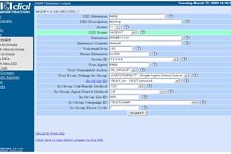 do vicidial call center setup, sip integration ivr configuration, call routing
