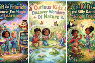children story book illustration children story children story book illustration