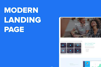 design an awesome landing page