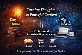 ghostwrite your novel chapter by chapter