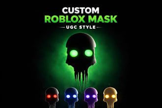 create custom roblox mask or avatar accessory