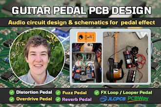 design custom guitar pedal pcb for DIY and boutique builders