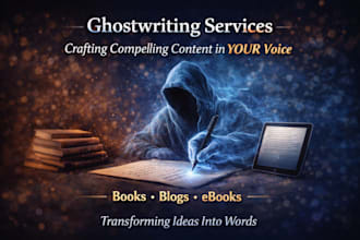 ghostwrite your novel chapter by chapter