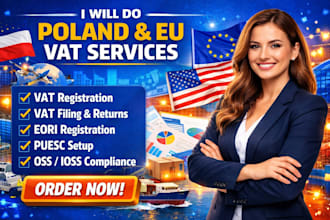 do poland vat registration, vat filling, eori, puesc and loss oss