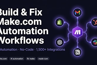 build make com automation ai automation scenario workflows fix make com made com