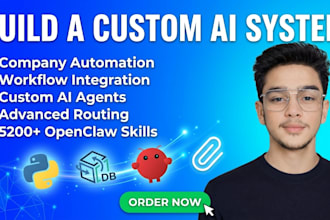 build a custom ai system for your company