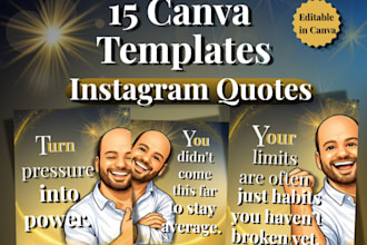 create success quote canva templates for instagram posts