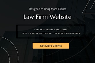 build a modern business website