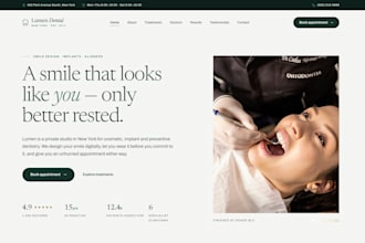 build a modern business website