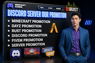 grow your discord server with real active members and engage organic promotion