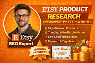 do etsy product research and find trending products