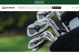 design your golf shopify store golf website golf accessories store golf store