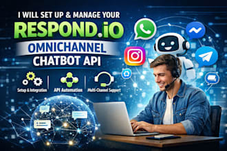 set up and manage your respond io omnichannel chatbot API