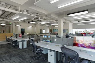 relayout open plan office,workstation furniture layout,workspace interior render