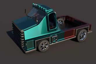 create low poly 3d car models for unity unreal engine game ready vehicle assets