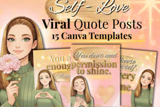 design aesthetic instagram quote posts canva templates