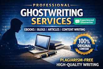 ghostwrite your novel chapter by chapter