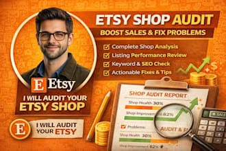 audit your etsy shop and listings to boost etsy sales and performance