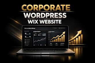 wordpress wix corporate business website redesign seo optimization conversion
