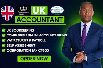 file UK company accounts, UK vat returns, corporation tax ct600
