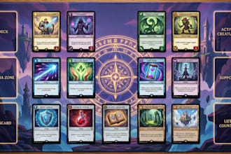 design premium custom playmat and board game design tcg and fantasy artwork