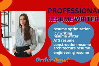 write an art optimised resume for engineering and architecture construction job