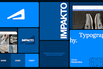 design a bold brand identity for fashion, sport and tech brands