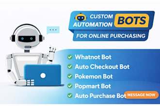 auto purchase bot, auto buying bot, shopping bot, pokemon bot, target bot