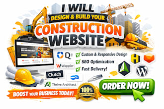 design quixy wappler clutch thrive architect heroic motocms contruction website