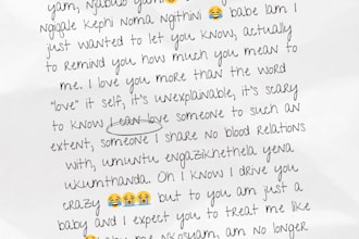 put emotions into words with love letters