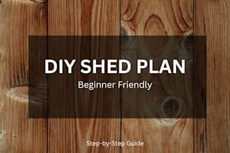 create a simple DIY shed building plan for beginners