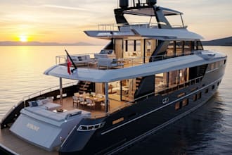 design and render luxury 3d yacht interiors and exteriors