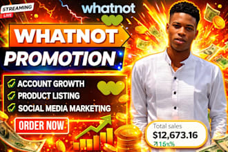 promote your whatnot stream to boost views and sales