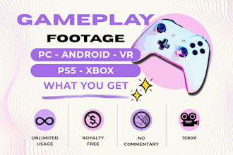 record 1080p 60fps gameplay footage VR PC android