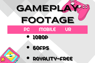 record 1080p 60fps raw gameplay footage VR PC android