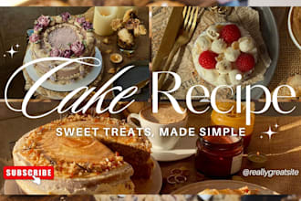 write cake bread recipe for your business