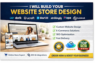 build dorik ucraft site123 strinkly pixpa yola builderall website store design