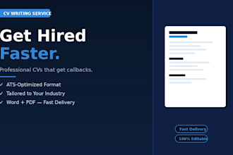 write a powerful professional CV and resume that gets you hired