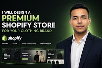 design a premium shopify store for your brand