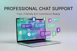 be your professional chat support agent and customer service