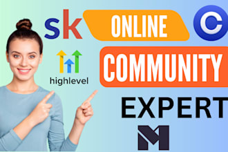setup skool community, kajabi course and gohighlevel automation skool community